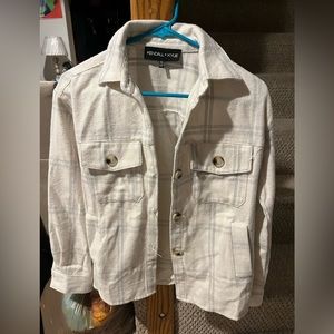 Kendall and Kylie women’s fall flannel jacket